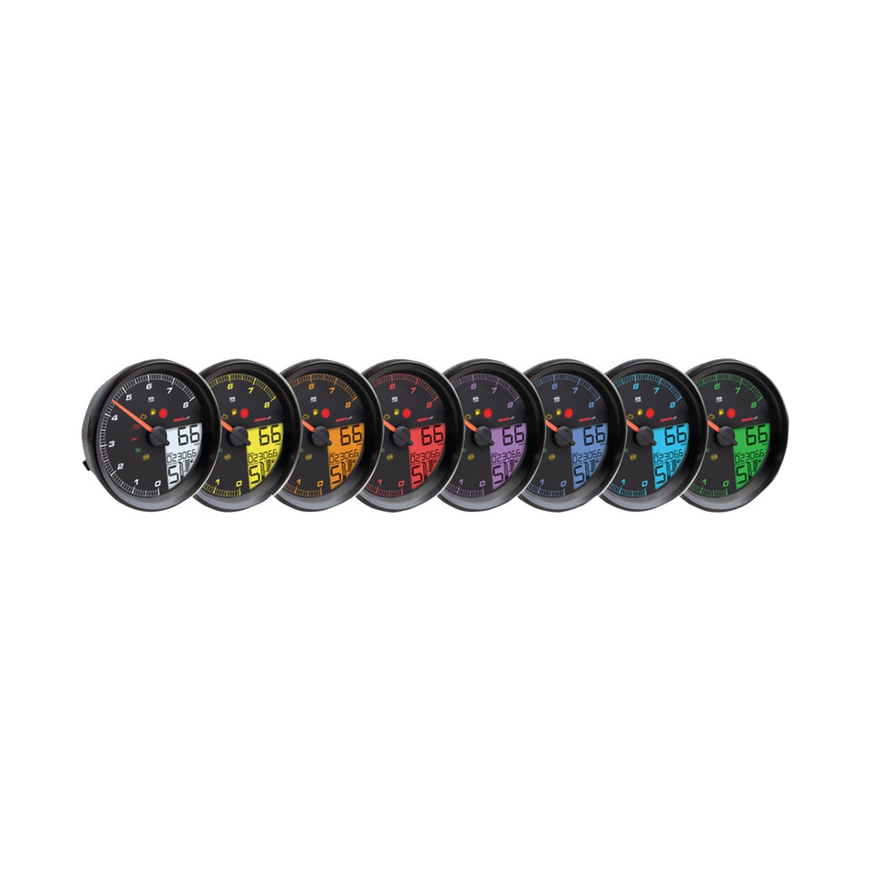 KOSO NORTH AMERICA - HD-05 MULTIFUNCTION METER - BLACK