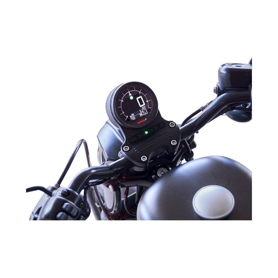 KOSO NORTH AMERICA - DL-04HD MULTIFUNCTION GAUGE - BLACK - HARLEY DAVIDSON(R)
