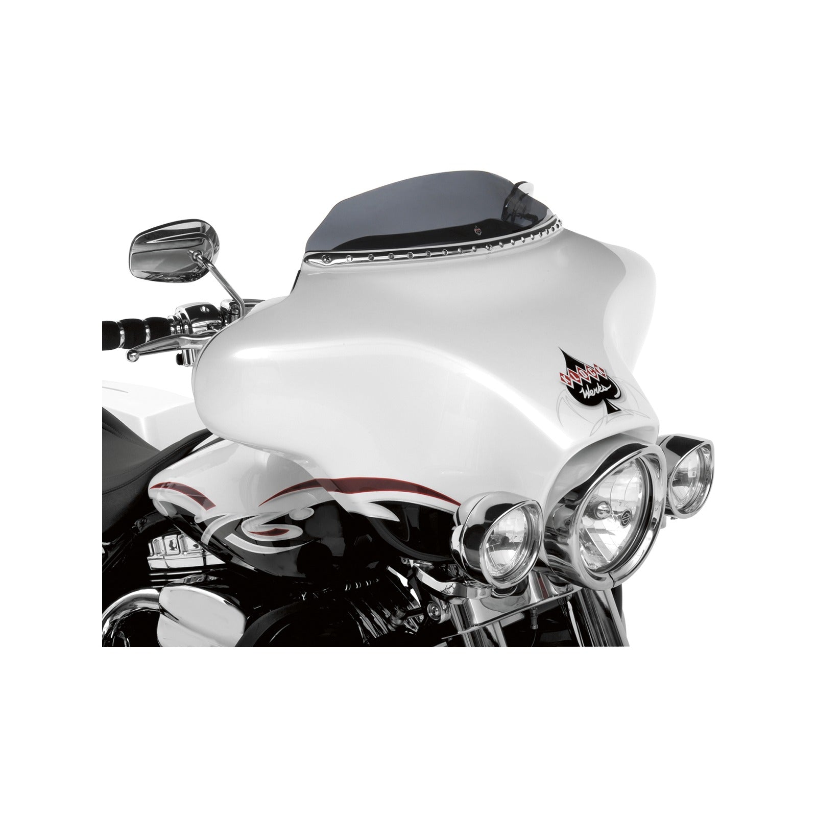 KLOCK WERKS - FLARE(R) WINDSHIELD - 3-1/2" - DARK TINTED - '96-'13 FLH