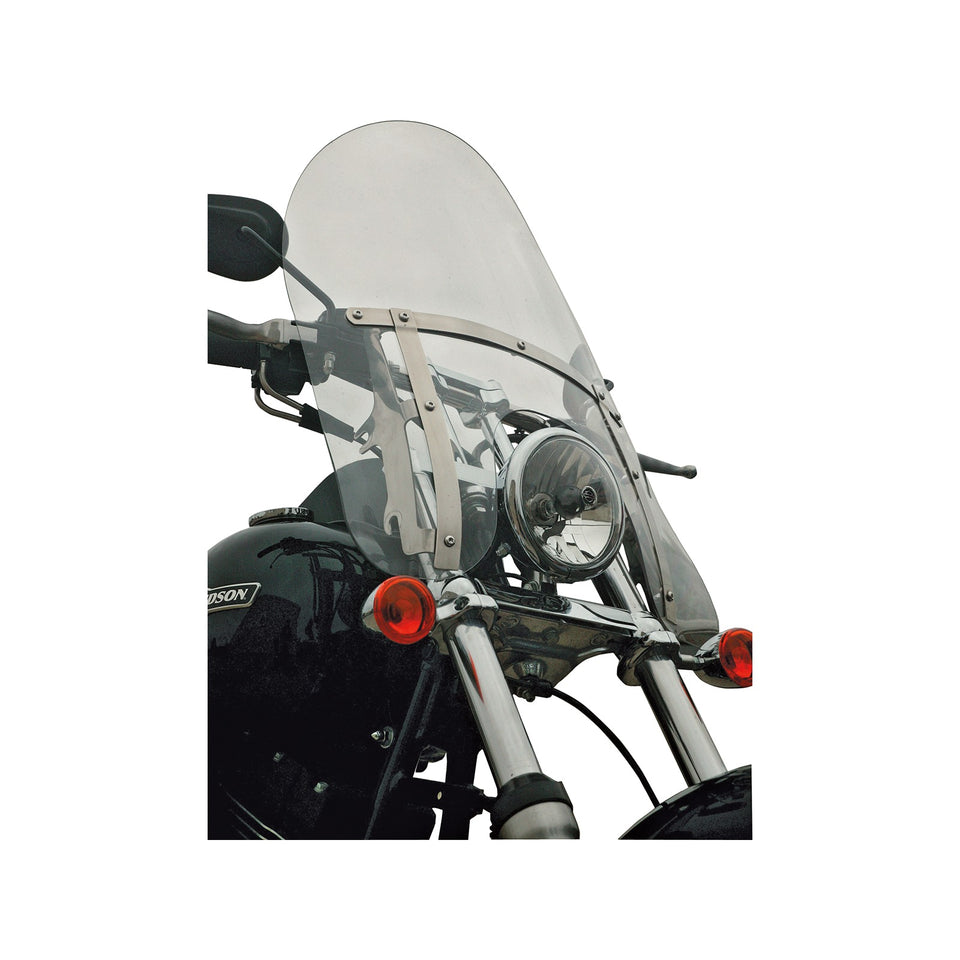 KLOCK WERKS - BILLBOARD FLARE(R) WINDSHIELD - 18" - CLEAR - '88-'25 FX/FXR/XL