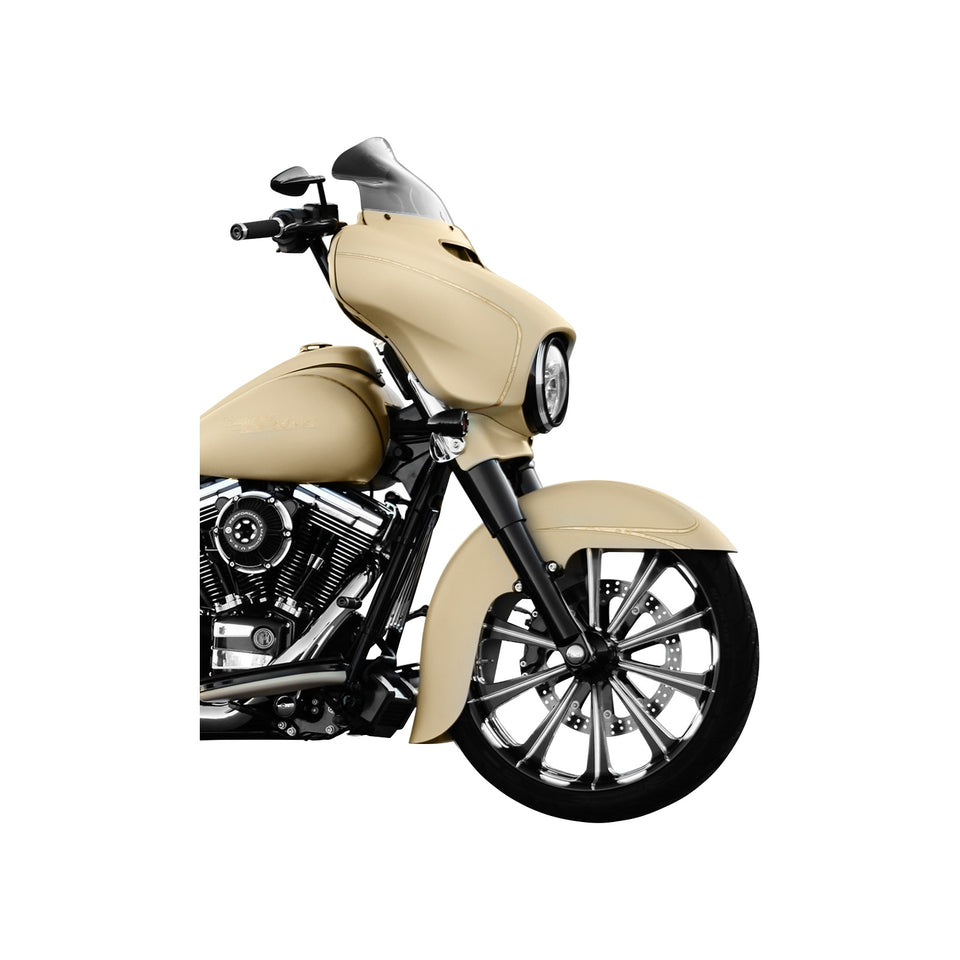 KLOCK WERKS - FLARE(R) WINDSHIELD - 8-1/2" - DARK - SMOKE - '14-'25 FLH