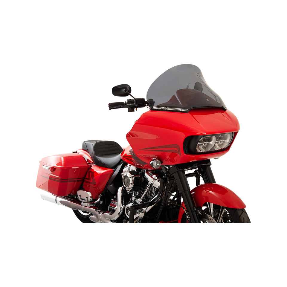 KLOCK WERKS - PRO-TOURING FLARE(R) WINDSHIELD - 15" - DARK SMOKE - '15-'25 FLTR