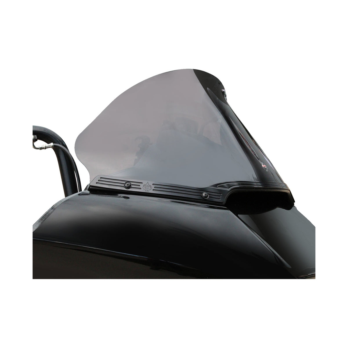 KLOCK WERKS - FLARE(R) WINDSHIELD TRIM - LOGO - BLACKED OUT - HARLEY-DAVIDSON(R)