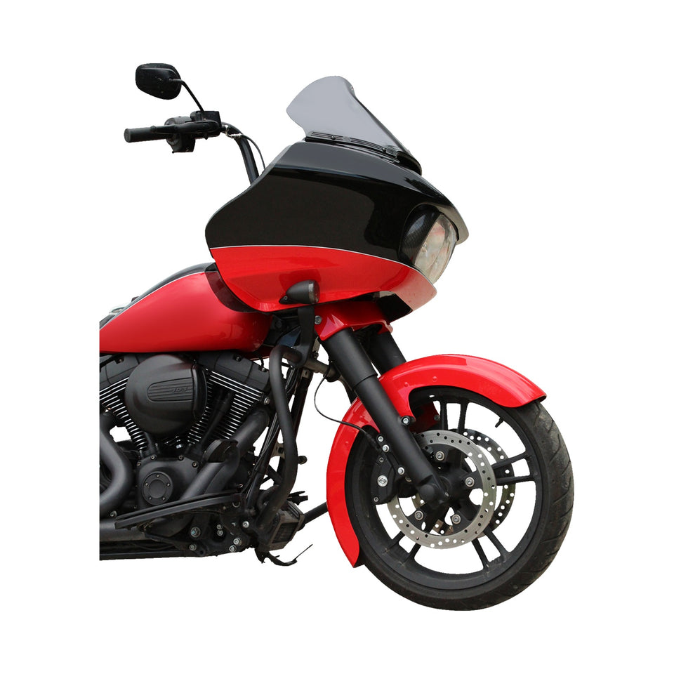 KLOCK WERKS - FLARE(R) WINDSHIELD TRIM - LOGO - BLACKED OUT - HARLEY-DAVIDSON(R)