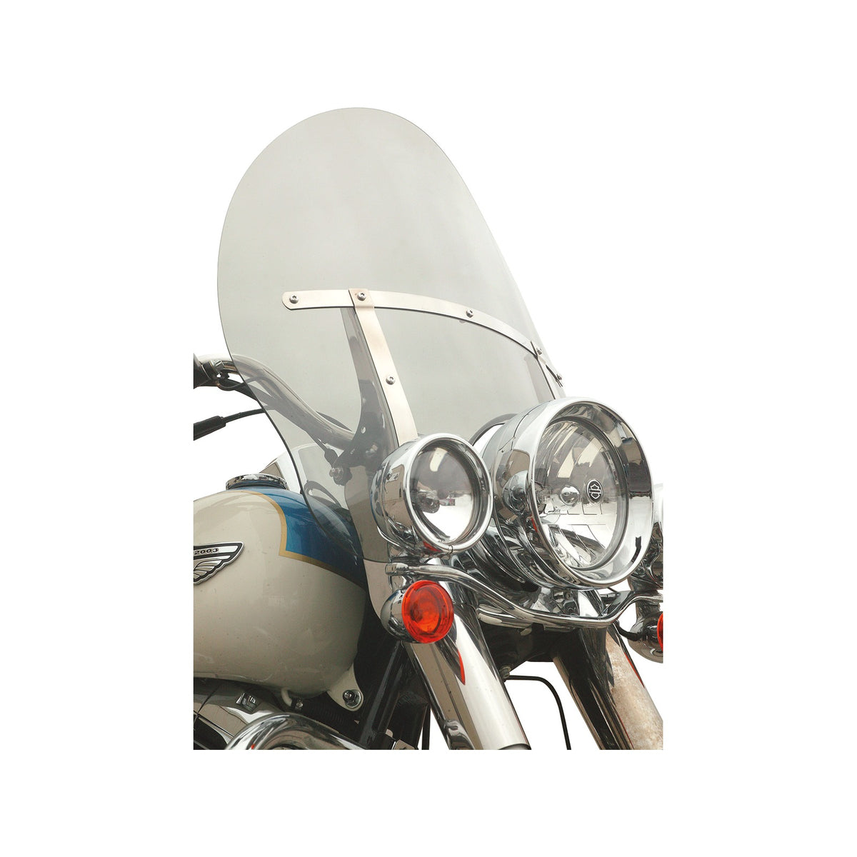 KLOCK WERKS - BILLBOARD FLARE(R) WINDSHIELD - 20" - DARK SMOKE - '86-'25 HARLEY-DAVIDSON(R)