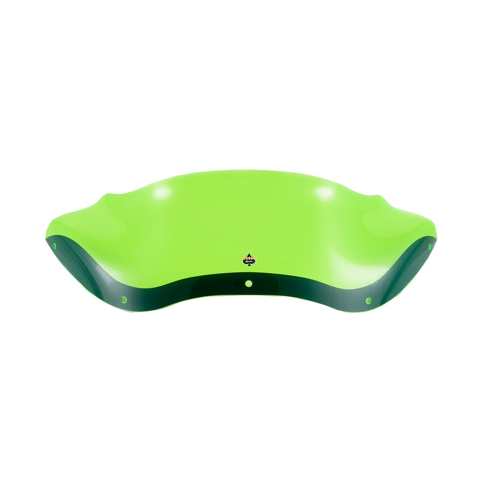KLOCK WERKS - ICE FLARE(R) WINDSHIELD - 8" - GREEN ICE - '98-'13 FLTR