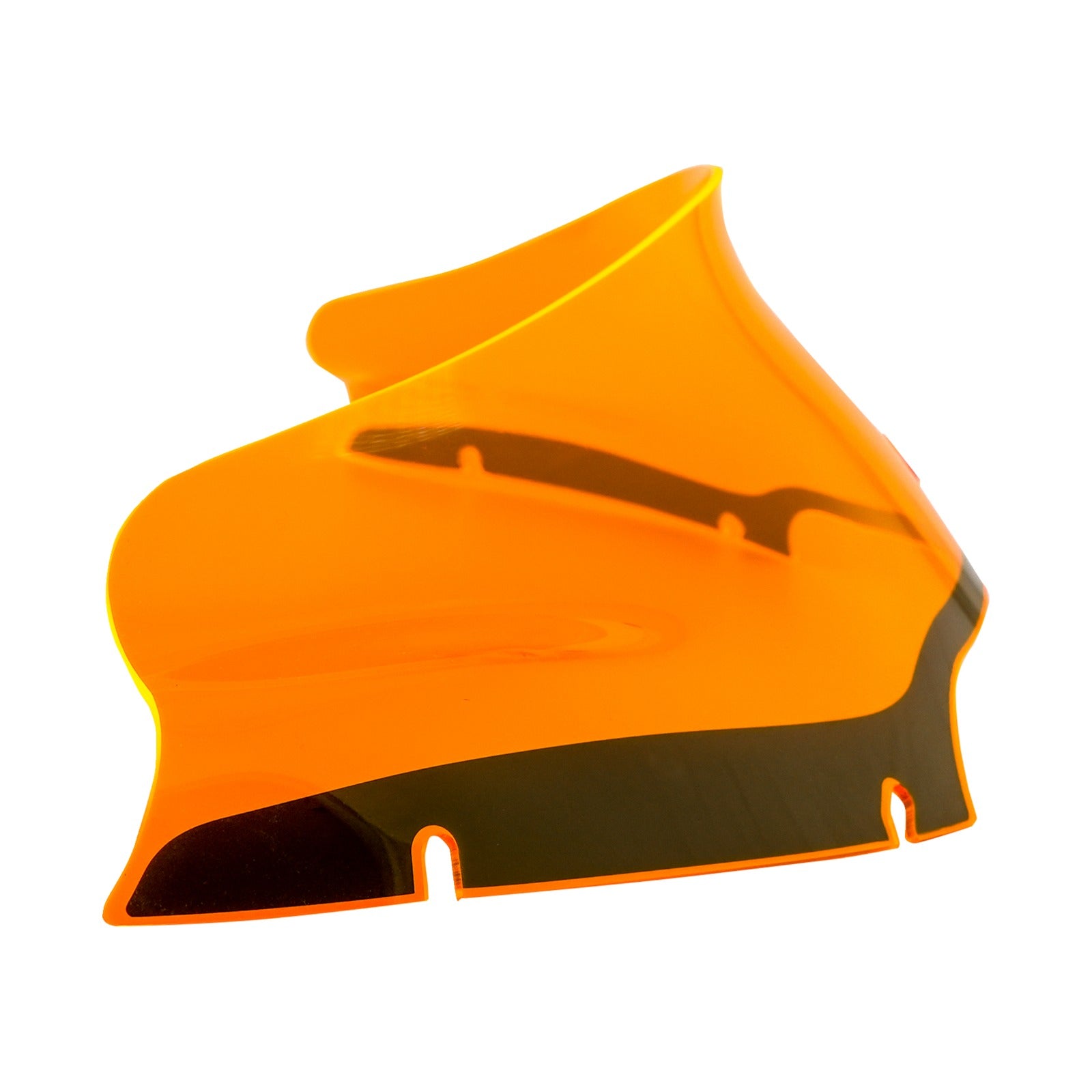 KLOCK WERKS - ICE FLARE(R) WINDSHIELD - 6" - ORANGE ICE - '15-'25 FLTR