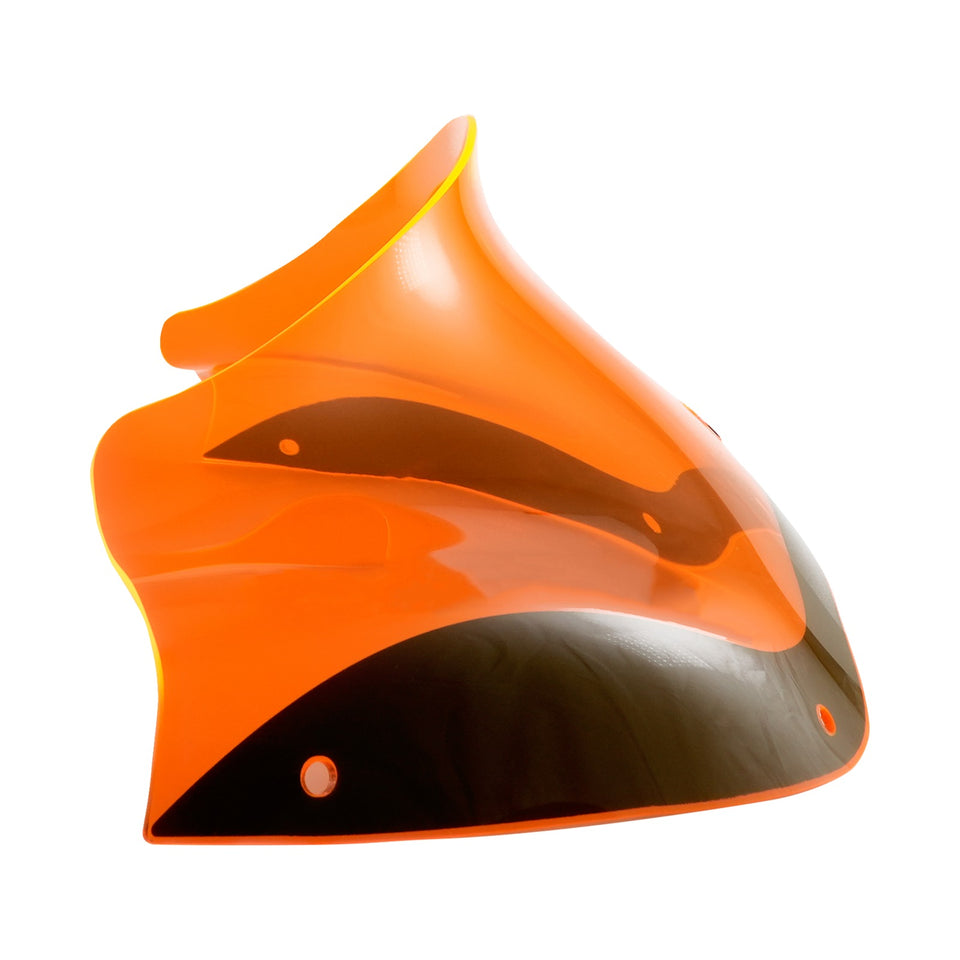 KLOCK WERKS - ICE FLARE(R) WINDSHIELD - 6.5" - ORANGE ICE - '14-'25 FLHT/FLHX