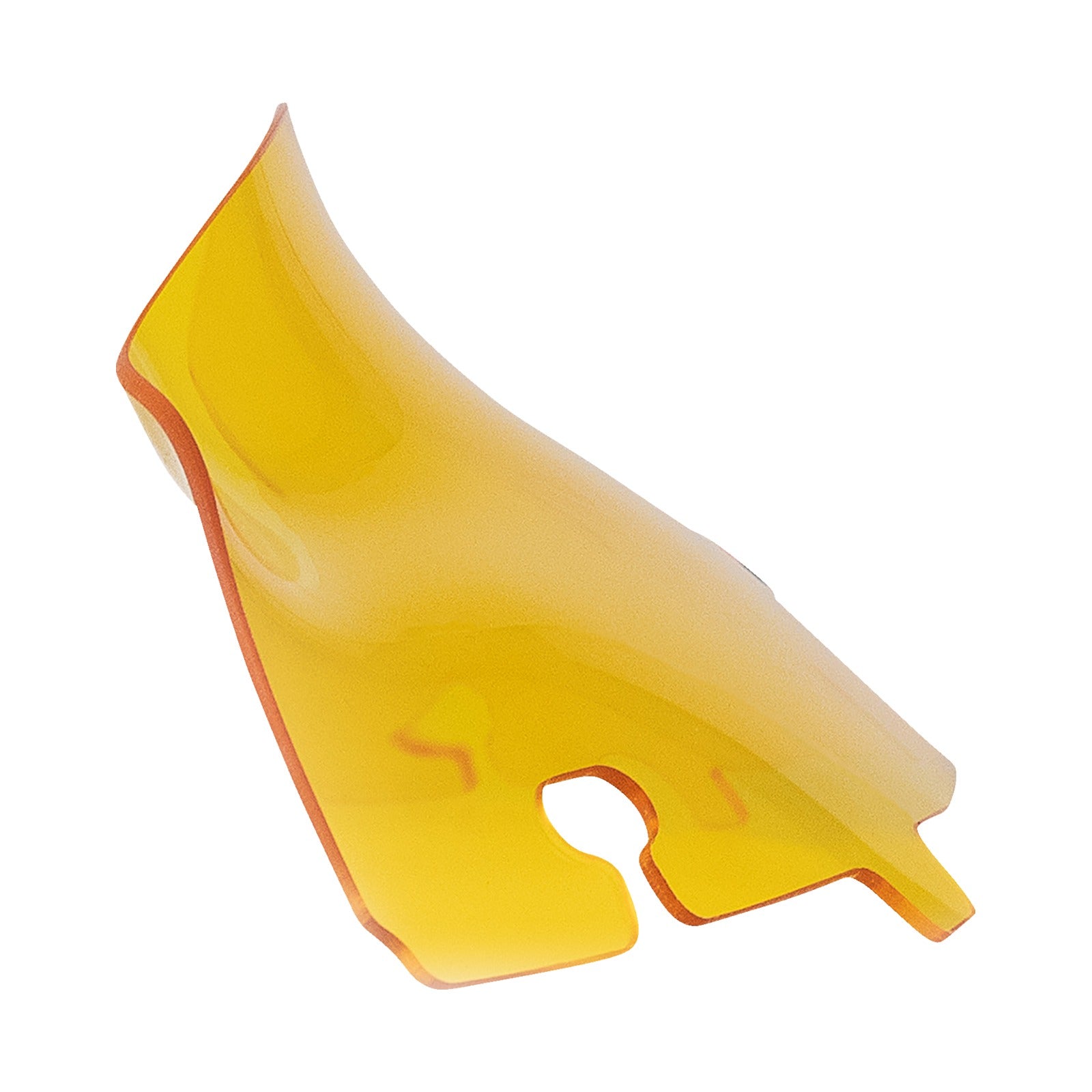 KLOCK WERKS - KOLOR FLARE(R) WINDSHIELD - 4" - YELLOW - '14-'25 FLH/FLHT/FLHX