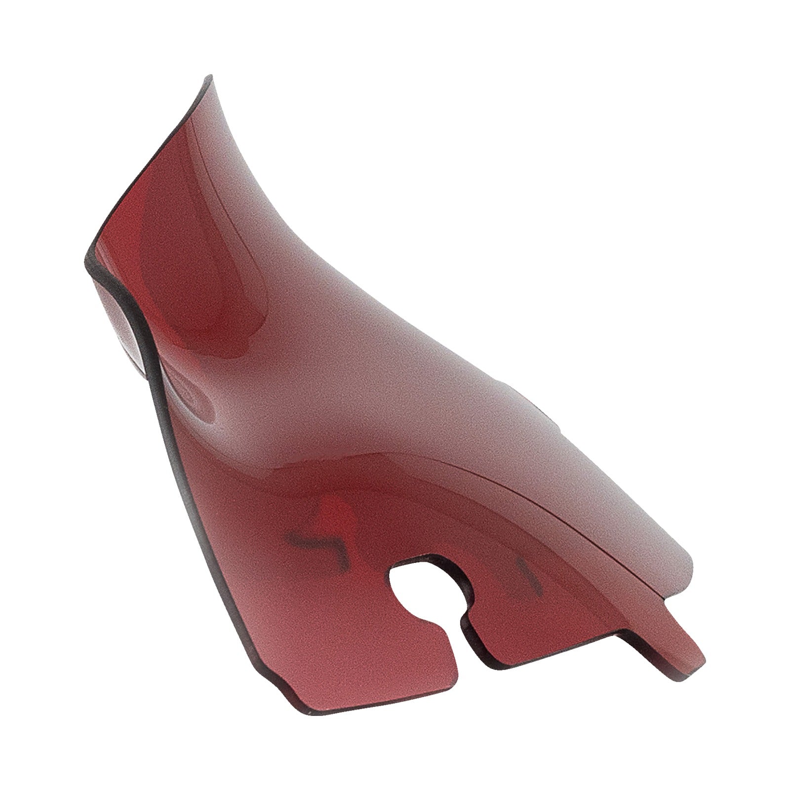 KLOCK WERKS - KOLOR FLARE(R) WINDSHIELD - 4" - RED - '14-'25 FLH/FLHT/FLHX
