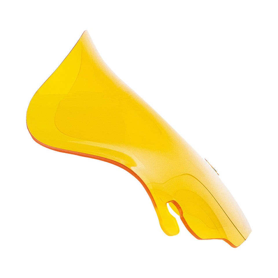 KLOCK WERKS - KOLOR FLARE(R) WINDSHIELD - 6-1/2" - YELLOW - '96-'13 FLHT/FLHX