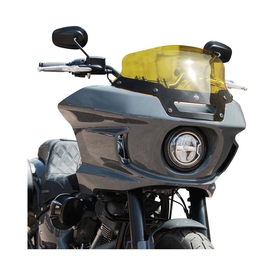 KLOCK WERKS - KOLOR FLARE(R) WINDSHIELD - 6" - YELLOW - '22-'25 FXLRST