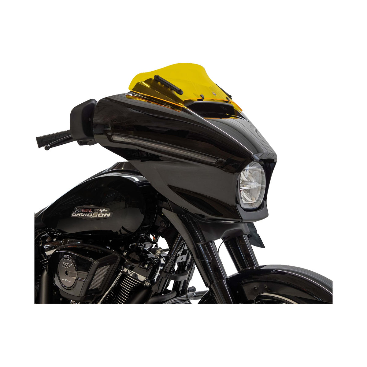 KLOCK WERKS - KOLOR FLARE(TM) WINDSHIELD - 6-1/2" - YELLOW - FLHX