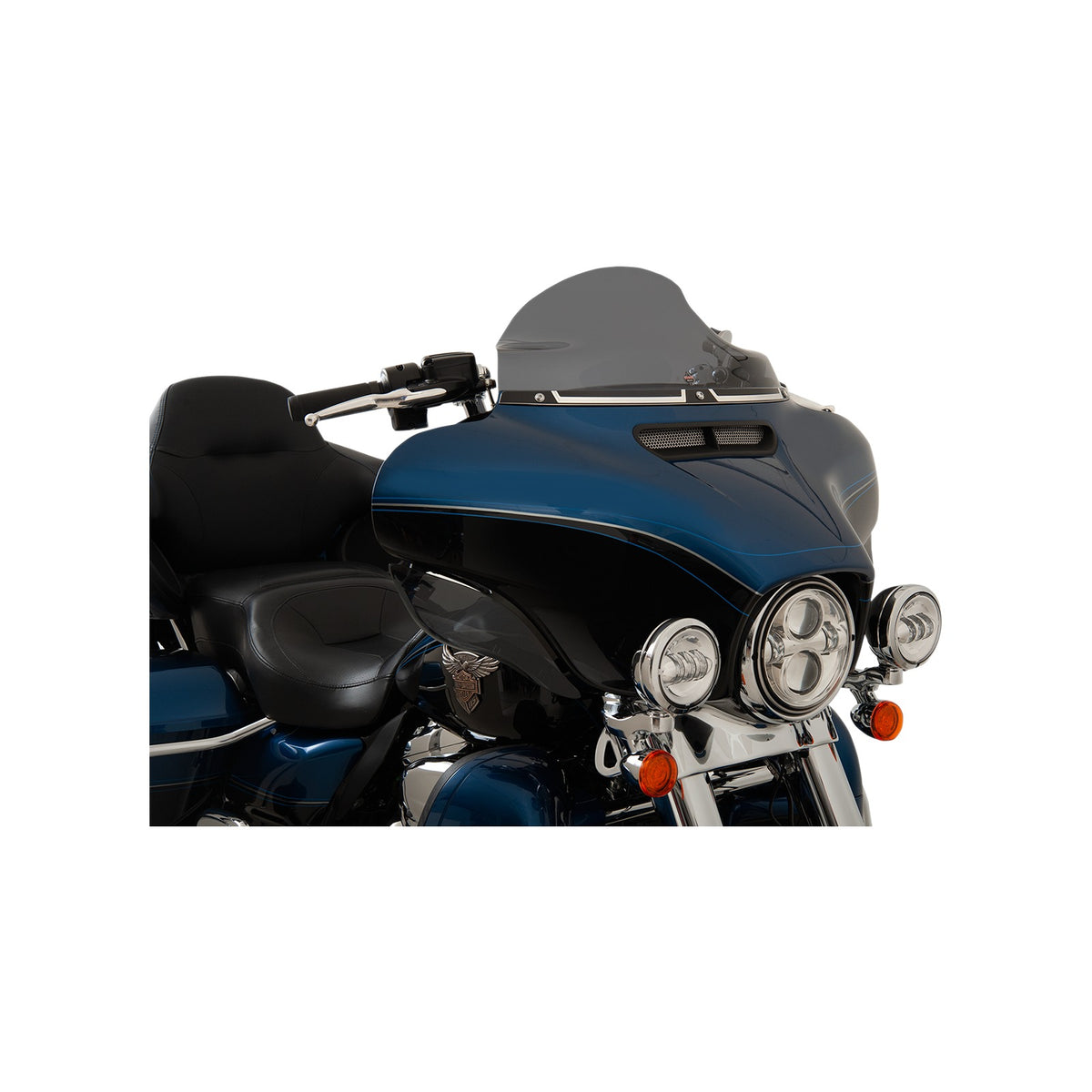 KLOCK WERKS - FLARE(R) WINDSHIELD TRIM - FLW - BLACK CONTRAST - '14-'25 FLH