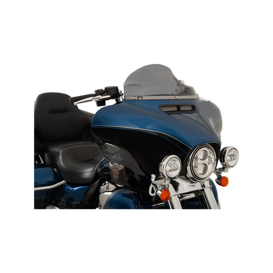 KLOCK WERKS - FLARE(R) WINDSHIELD TRIM - LOGO - BLACK CONTRAST - '14-'25 FLH