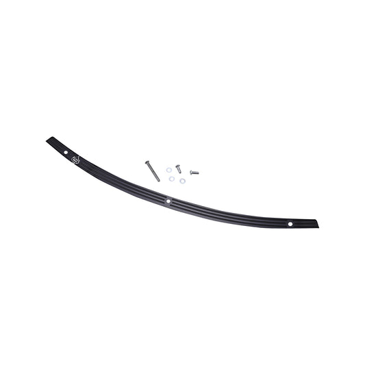 KLOCK WERKS - FLARE(R) WINDSHIELD TRIM - LOGO - BLACK W/ CONTRAST LOGO - '96-'25 FLH