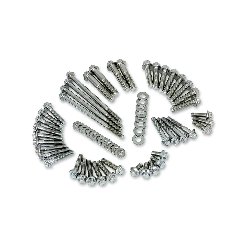 FEULING PARTS - FASTENER KIT - EXTERNAL PRIMARY/TRANSMISSION - 12-POINT - M8