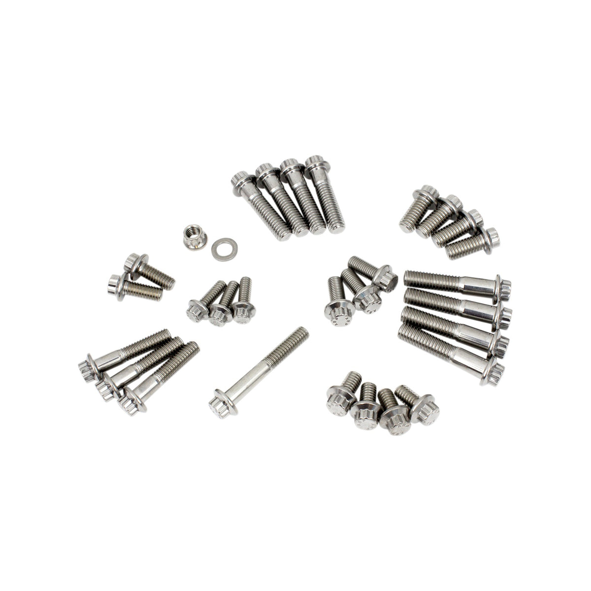 FEULING PARTS - FASTENER KIT - CHASSIS - 12-POINT/DRESS-UP - M8 SOFTAIL