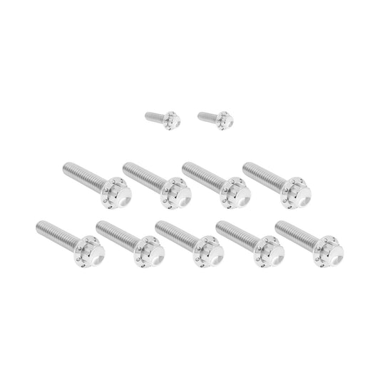 ARLEN NESS - BOLT KIT - CAM COVER/POINT COVER - TITANIUM - 12-POINT - POLISHED