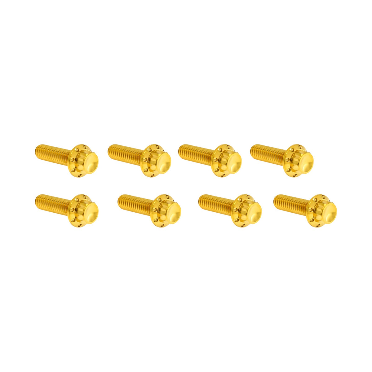 ARLEN NESS - BOLT KIT - LIFTER BLOCK - 12-POINT - TITANIUM - GOLD