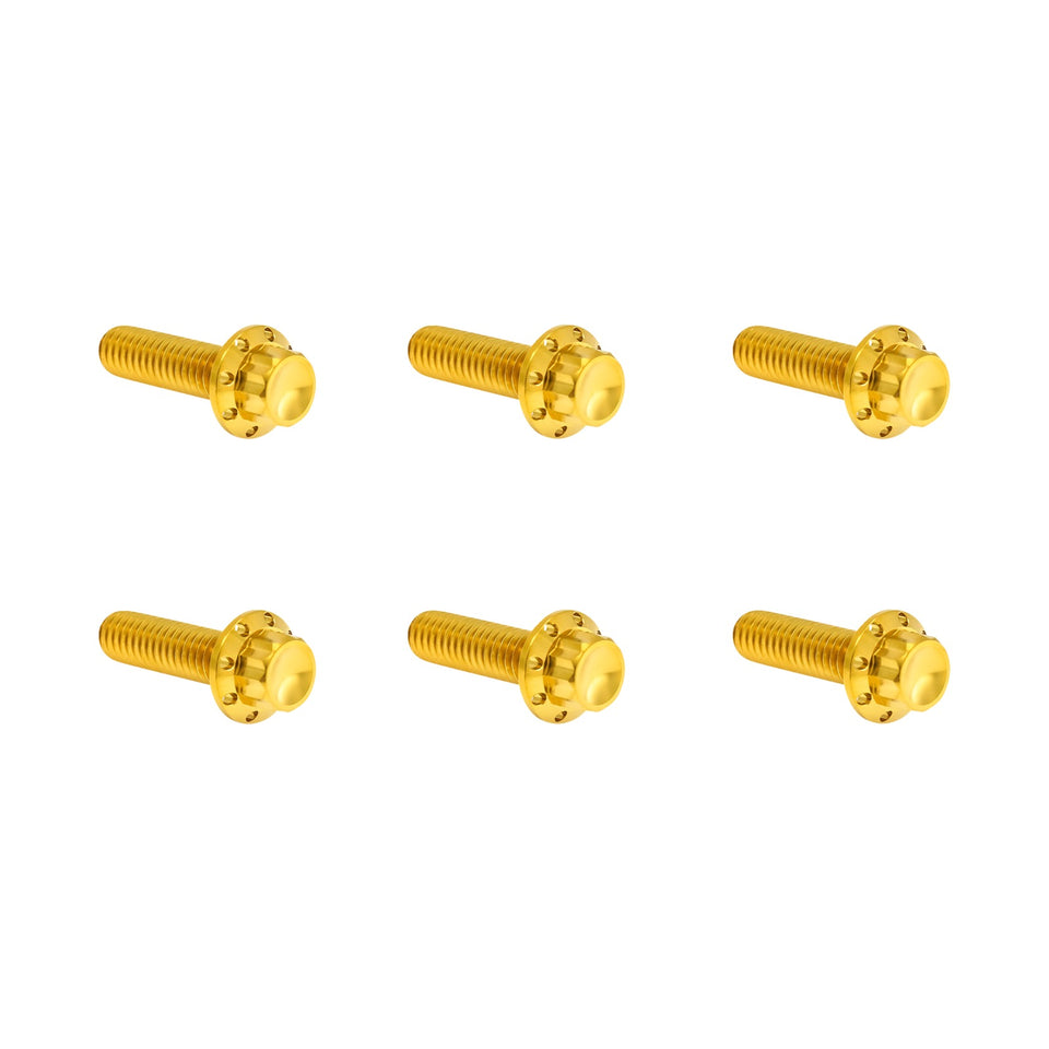 ARLEN NESS - BOLT KIT - TRANSMISSION TOP COVER - 12-POINT - TITANIUM - GOLD