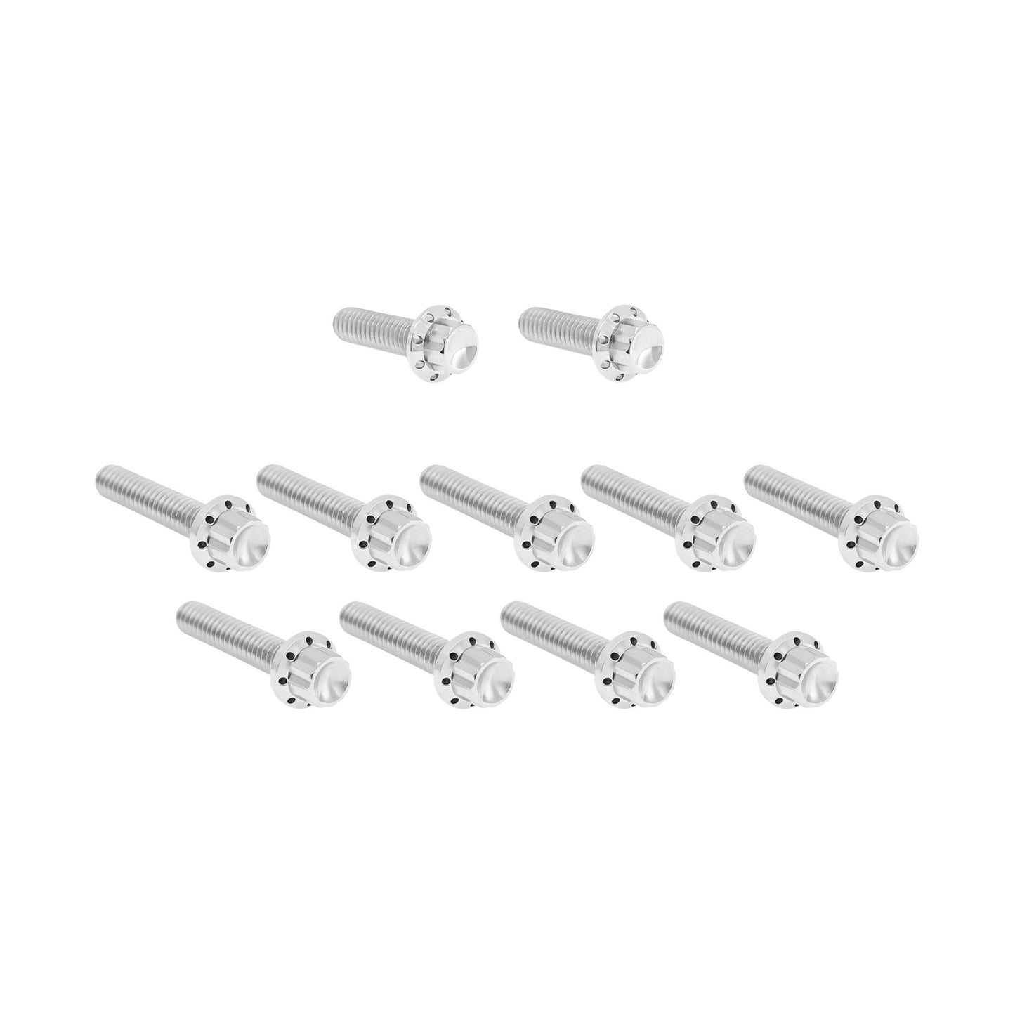 ARLEN NESS - BOLT KIT - CAM COVER/POINT COVER - TITANIUM - 12-POINT - POLISHED