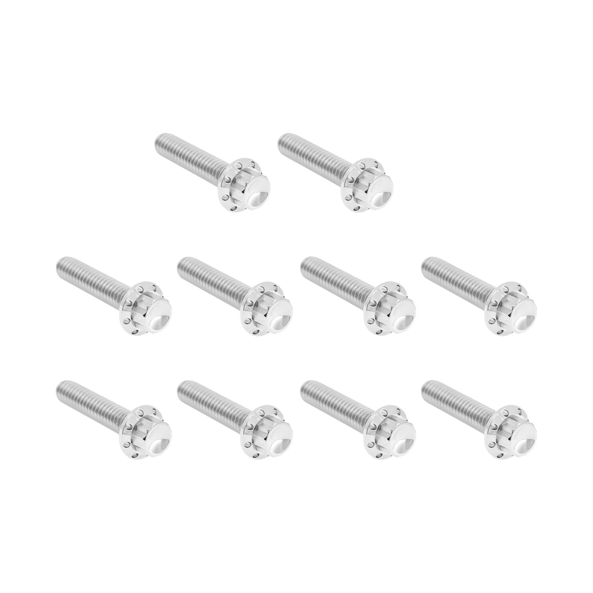 ARLEN NESS - BOLT KIT - CAM COVER/POINT COVER - TITANIUM - 12-POINT - POLISHED