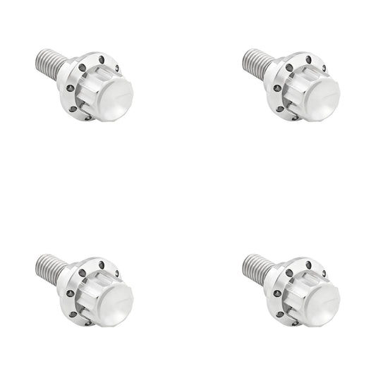 ARLEN NESS - BOLT KIT - WINDSHIELD - 12-POINT - TITANIUM - SILVER