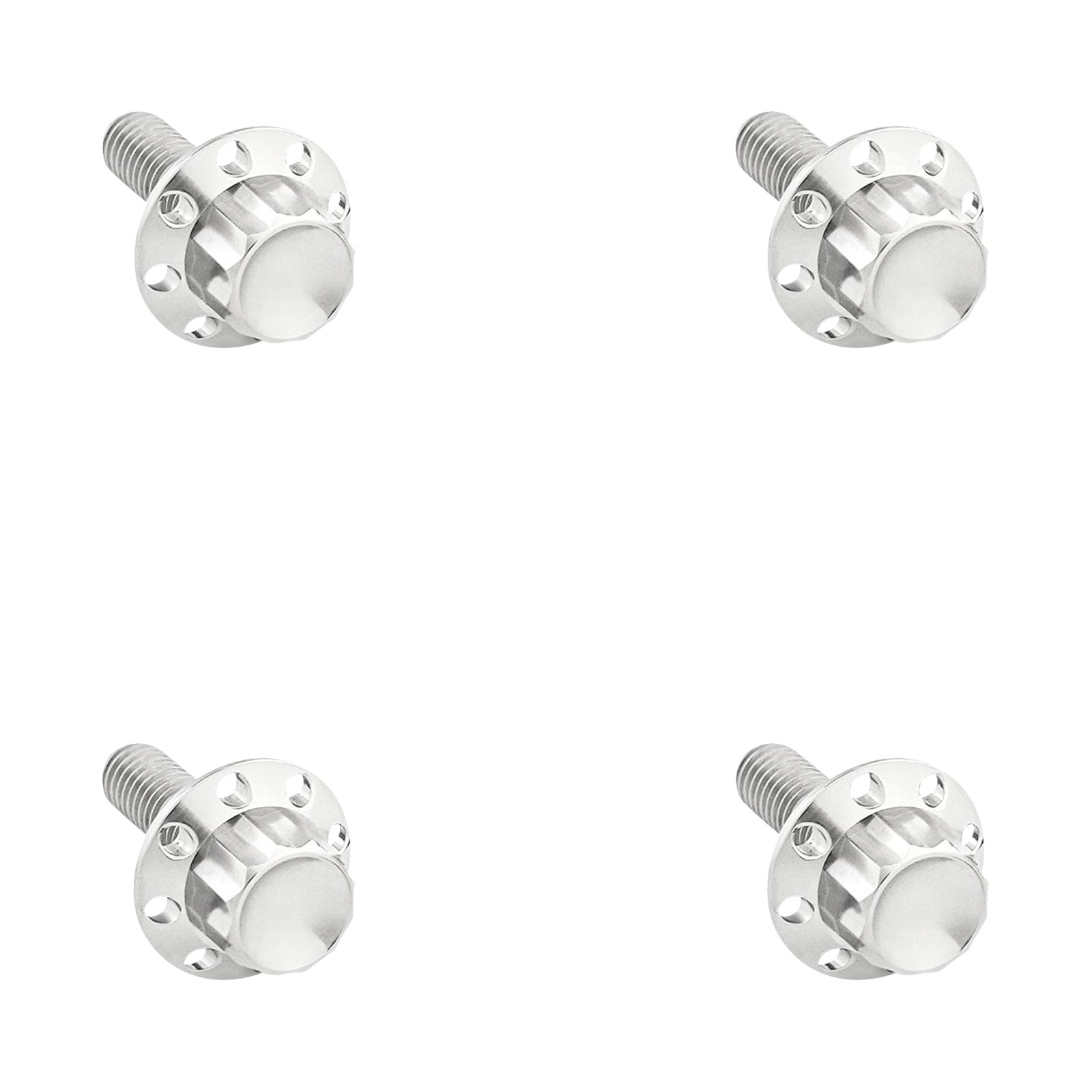 ARLEN NESS - BOLT KIT - WINDSHIELD - TITANIUM - 12-POINT - POLISHED