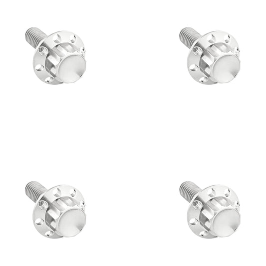 ARLEN NESS - BOLT KIT - WINDSHIELD - TITANIUM - 12-POINT - POLISHED