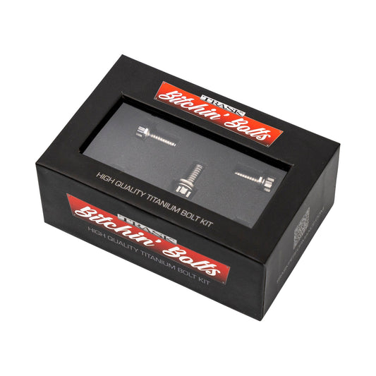TRASK - BITCHIN' BOLTS HARDWARE KIT - TITANIUM - M8 - DERBY COVER