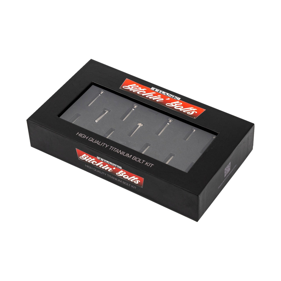 TRASK - BITCHIN' BOLTS HARDWARE KIT - TITANIUM - M8 - CAM COVER
