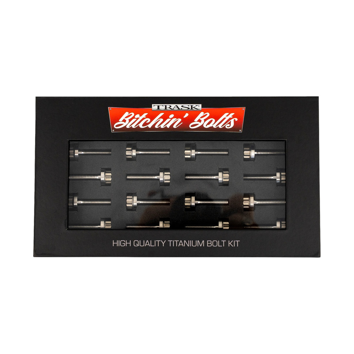 TRASK - BITCHIN' BOLTS HARDWARE KIT - TITANIUM - M8 - ROCKER BOX