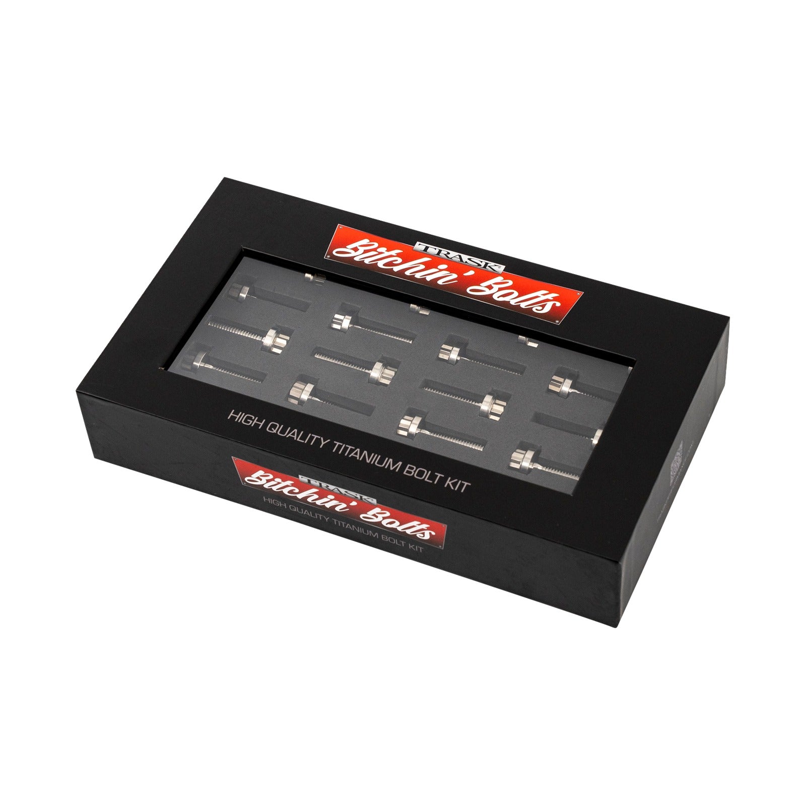 TRASK - BITCHIN' BOLTS HARDWARE KIT - TITANIUM - M8 - ROCKER BOX