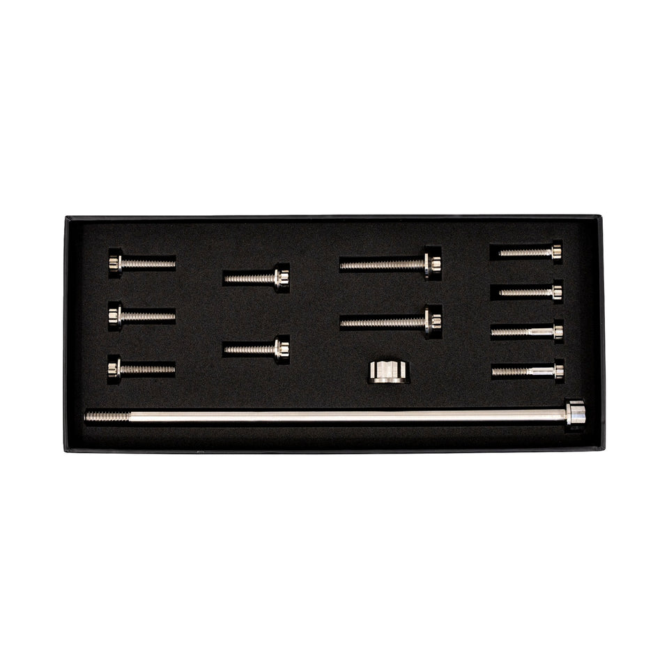 TRASK - BITCHIN' BOLTS HARDWARE KIT - TITANIUM - M8 - MOTOR MOUNT