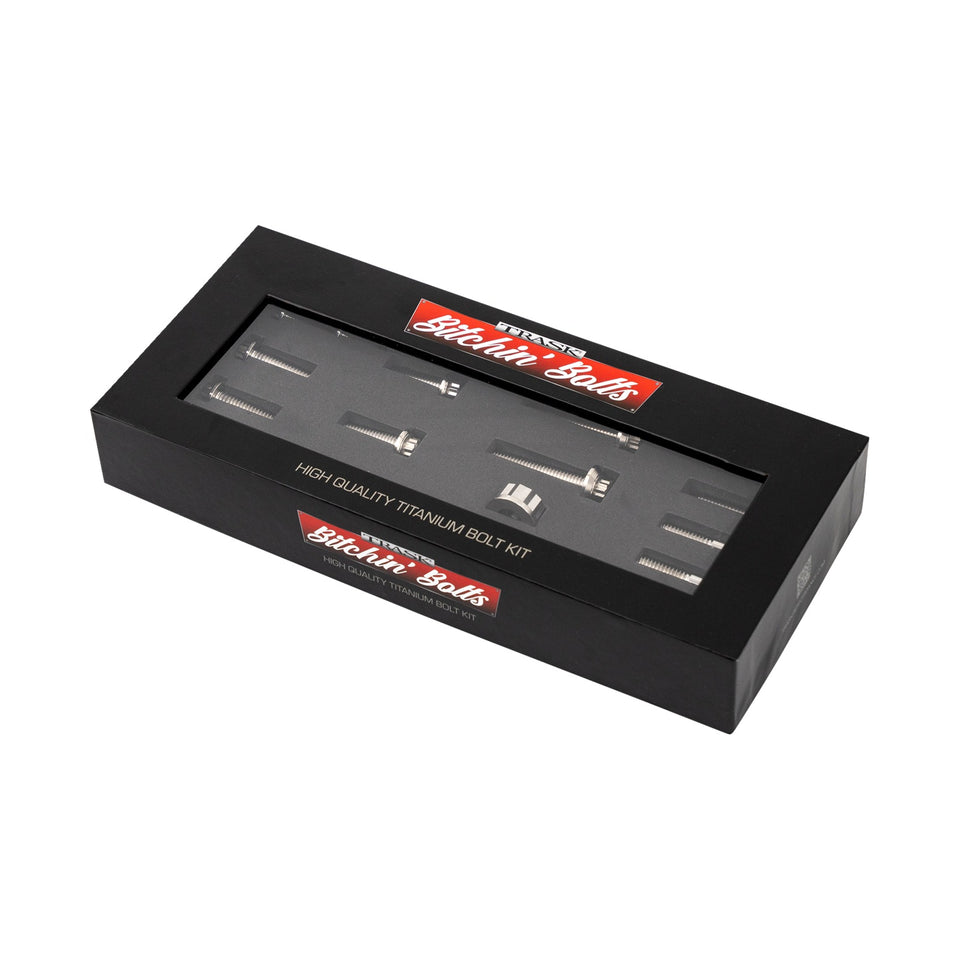TRASK - BITCHIN' BOLTS HARDWARE KIT - TITANIUM - M8 - MOTOR MOUNT