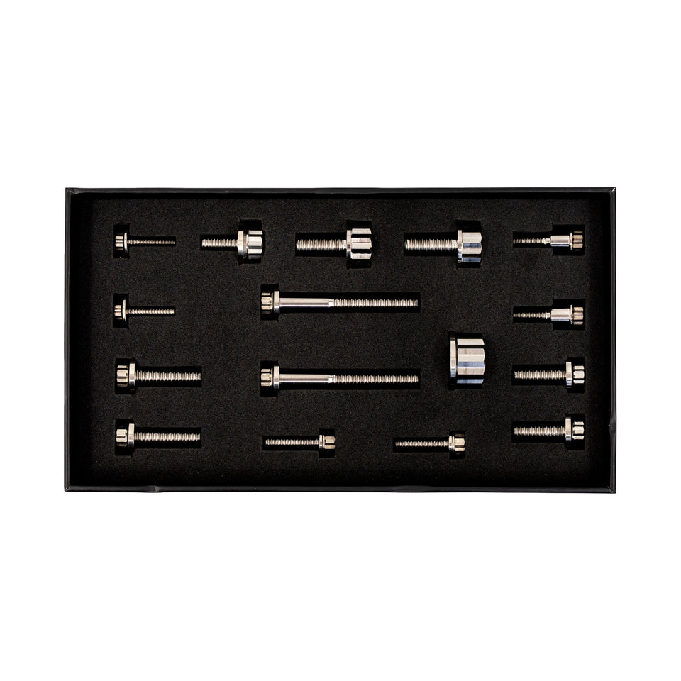 TRASK - BITCHIN' BOLTS HARDWARE KIT - TITANIUM - M8 - PEG MOUNT