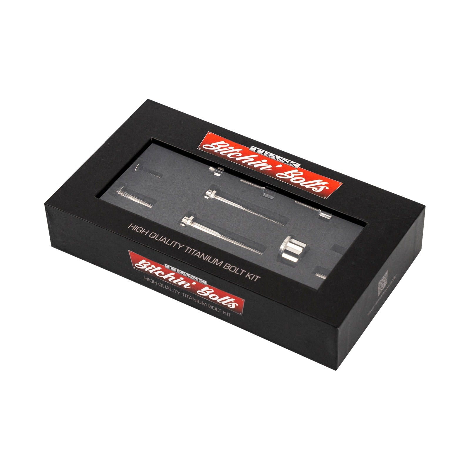 TRASK - BITCHIN' BOLTS HARDWARE KIT - TITANIUM - M8 - PEG MOUNT