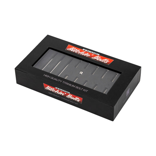 TRASK - BITCHIN' BOLTS HARDWARE KIT - TITANIUM - M8 - PRIMARY COVER