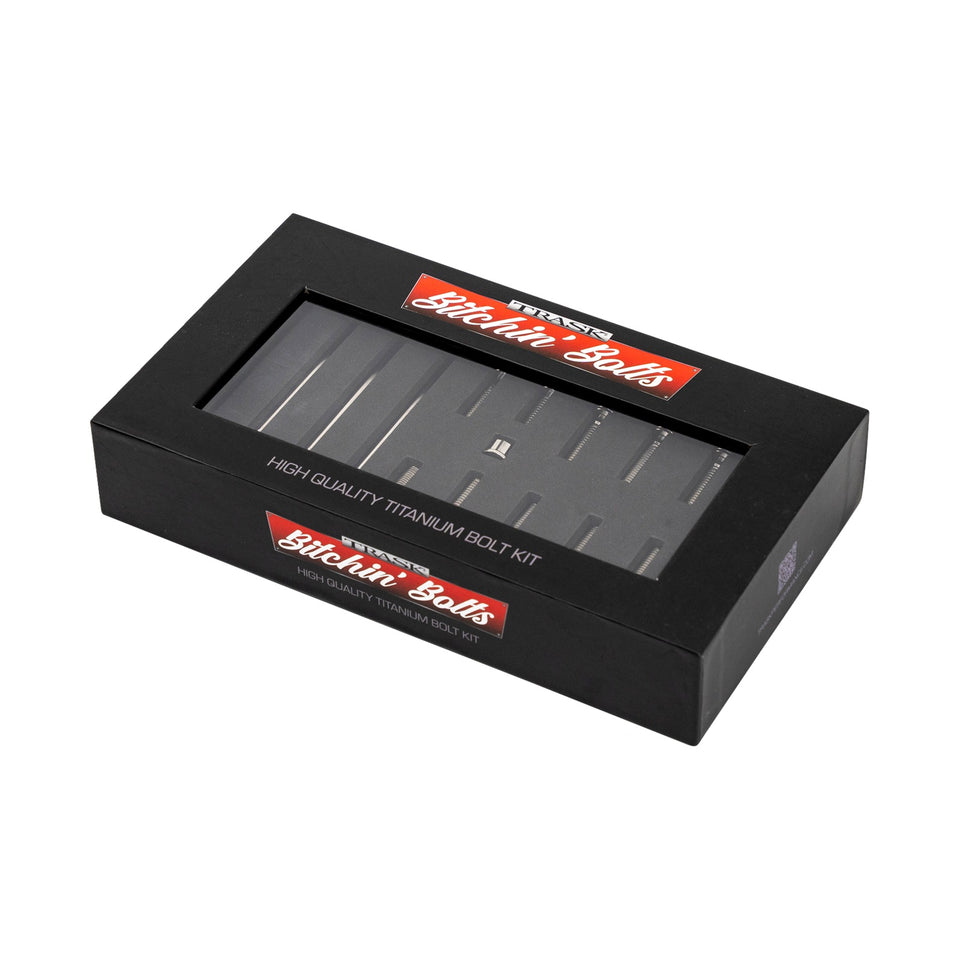 TRASK - BITCHIN' BOLTS HARDWARE KIT - TITANIUM - M8 - PRIMARY COVER