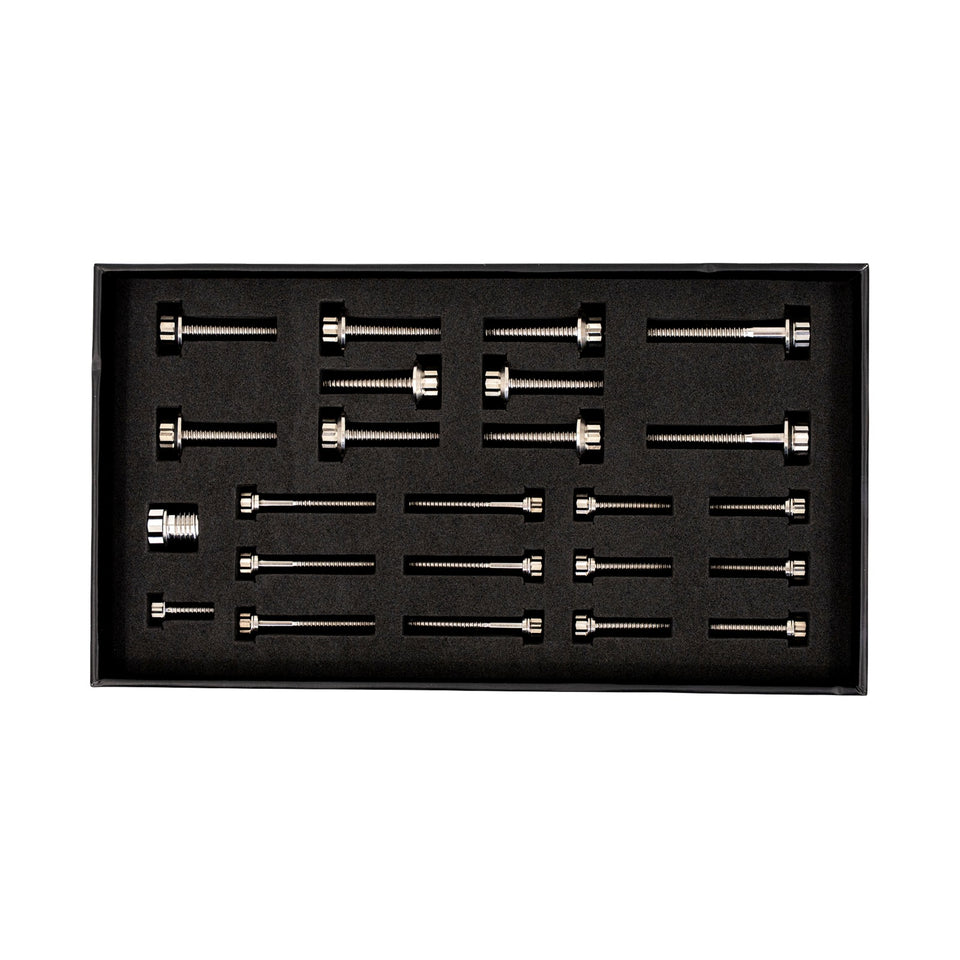 TRASK - BITCHIN' BOLTS HARDWARE KIT - TITANIUM - M8 - TRANSMISSION