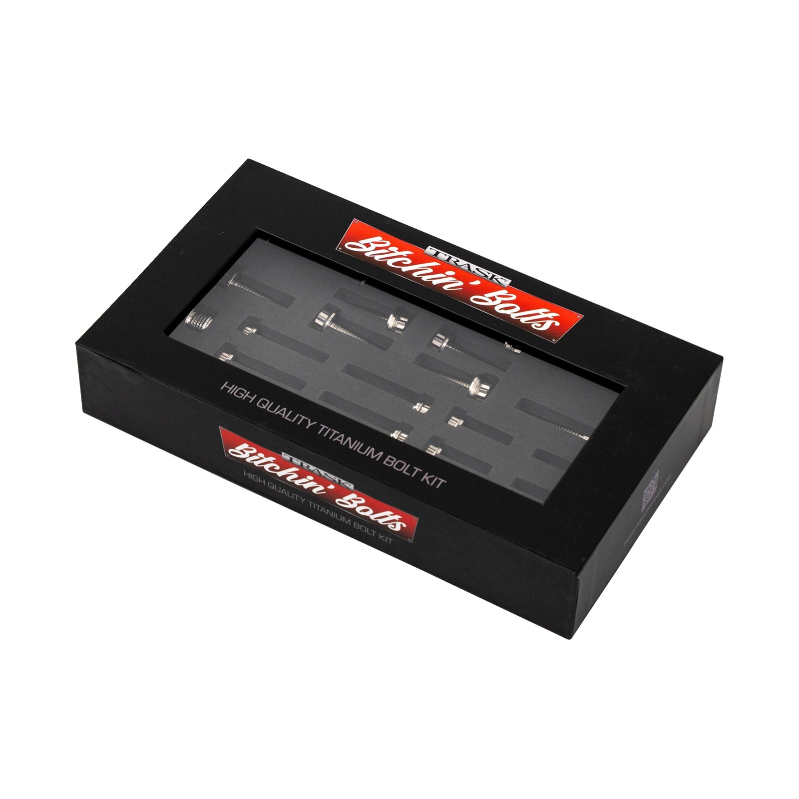TRASK - BITCHIN' BOLTS HARDWARE KIT - TITANIUM - M8 - TRANSMISSION
