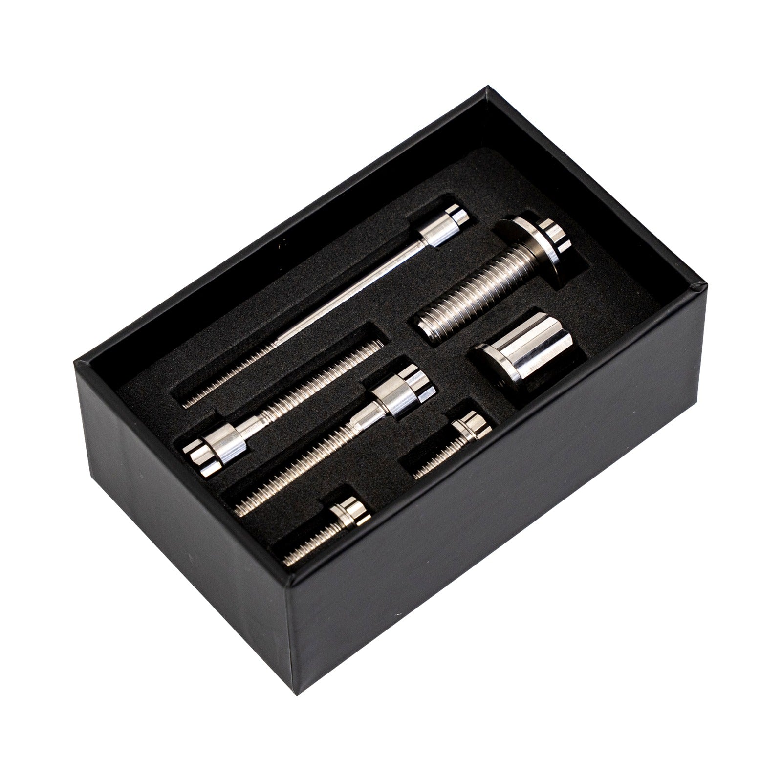 TRASK - BITCHIN' BOLTS HARDWARE KIT - TITANIUM - M8 - COIL AND HORN