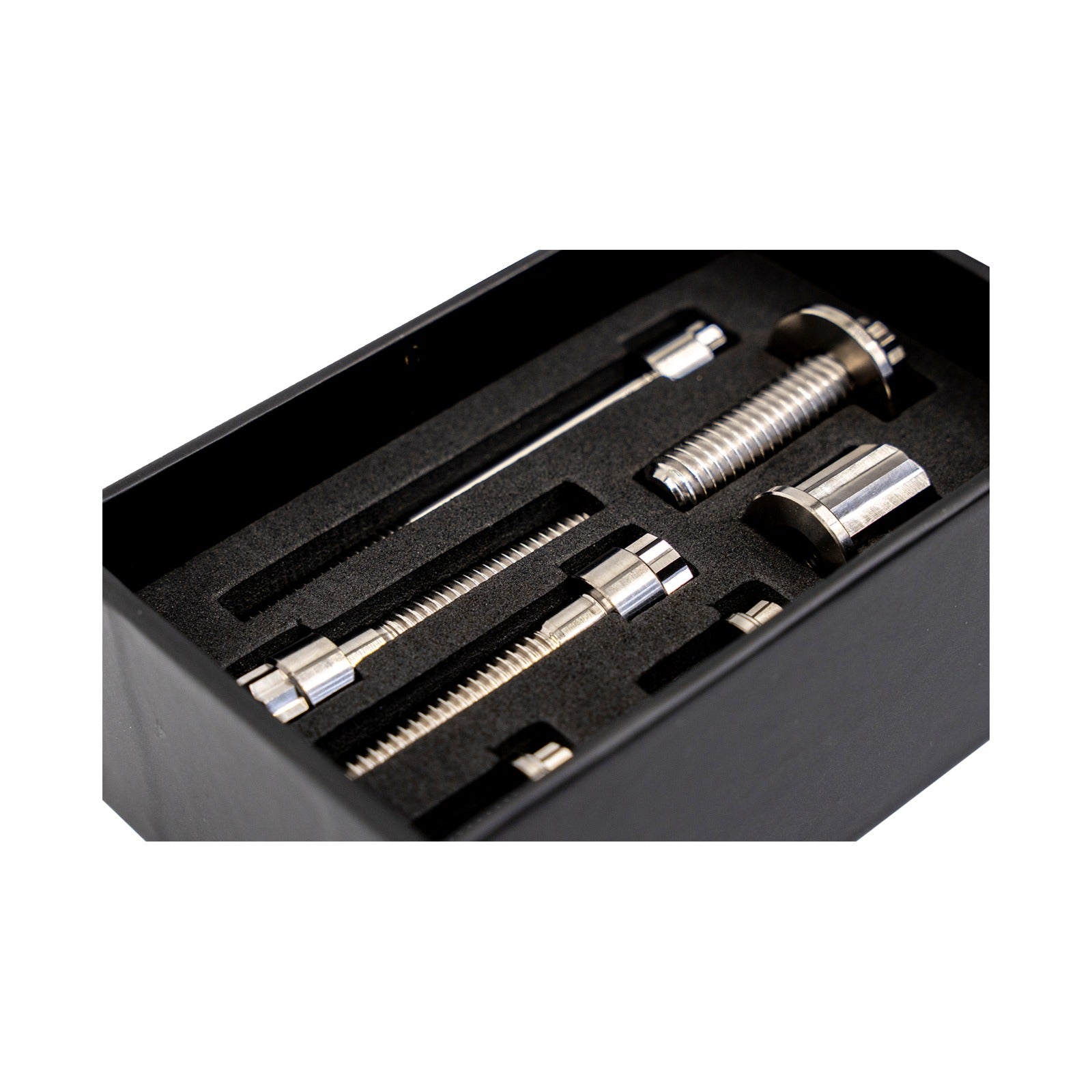 TRASK - BITCHIN' BOLTS HARDWARE KIT - TITANIUM - M8 - COIL AND HORN