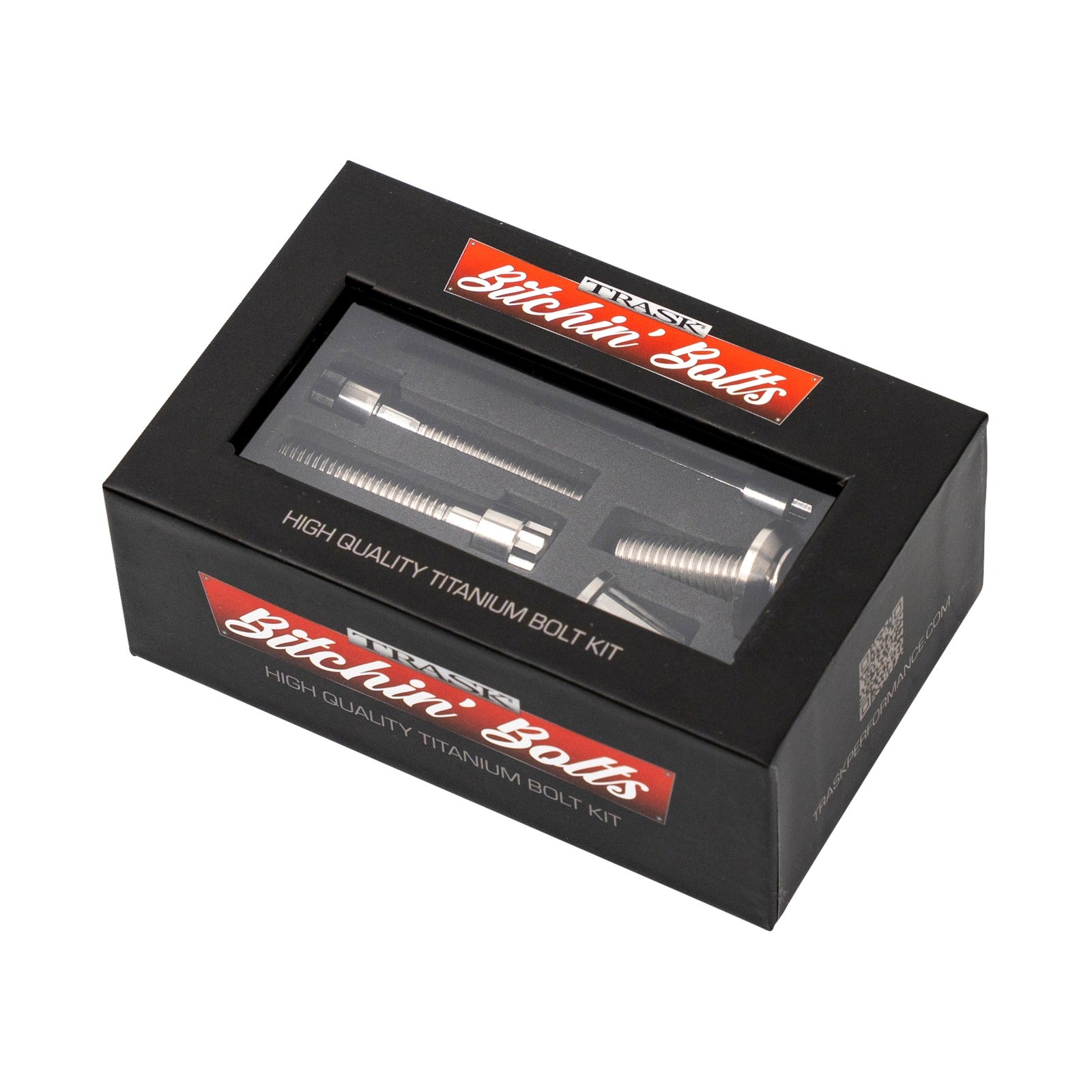 TRASK - BITCHIN' BOLTS HARDWARE KIT - TITANIUM - M8 - COIL AND HORN