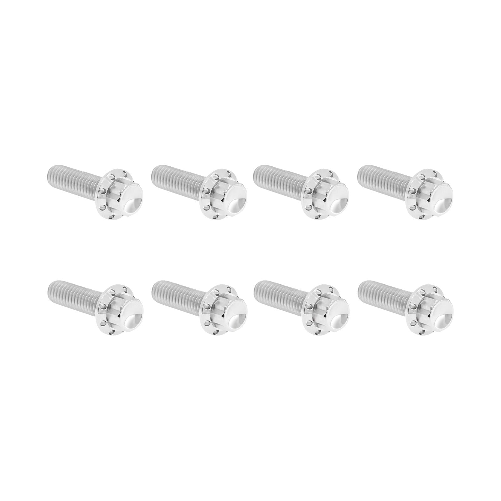 ARLEN NESS - BOLT KIT - TRAP DOOR - TITANIUM - 12-POINT - M8 - POLISHED