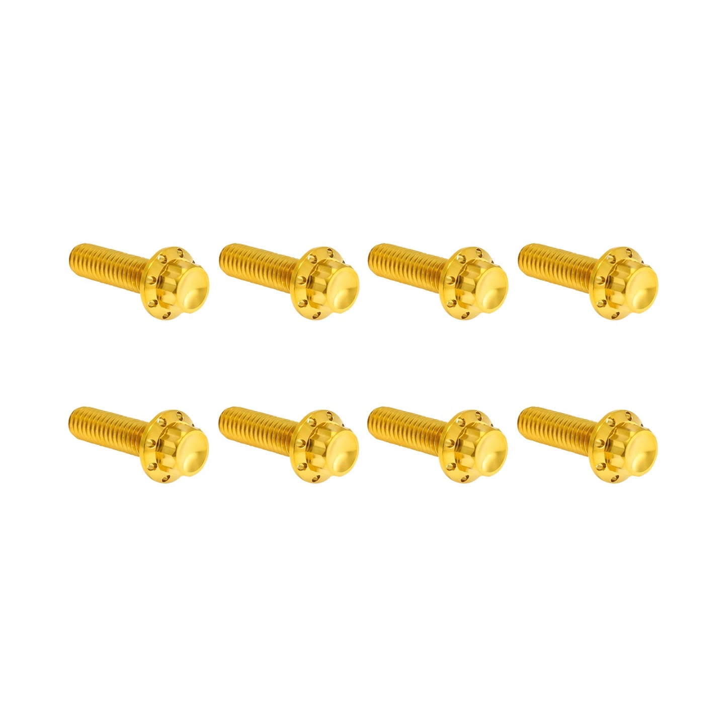 ARLEN NESS - BOLT KIT - TRAP DOOR - TITANIUM - 12-POINT - M8 - GOLD