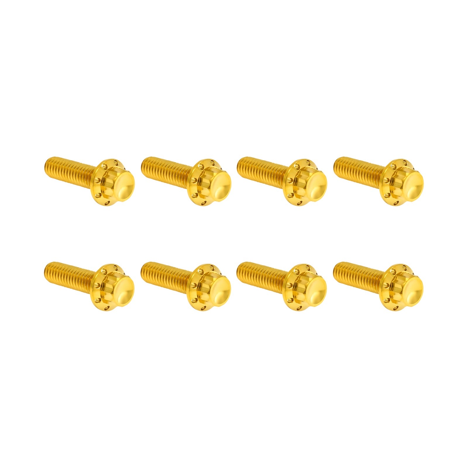 ARLEN NESS - BOLT KIT - TRAP DOOR - TITANIUM - 12-POINT - M8 - GOLD