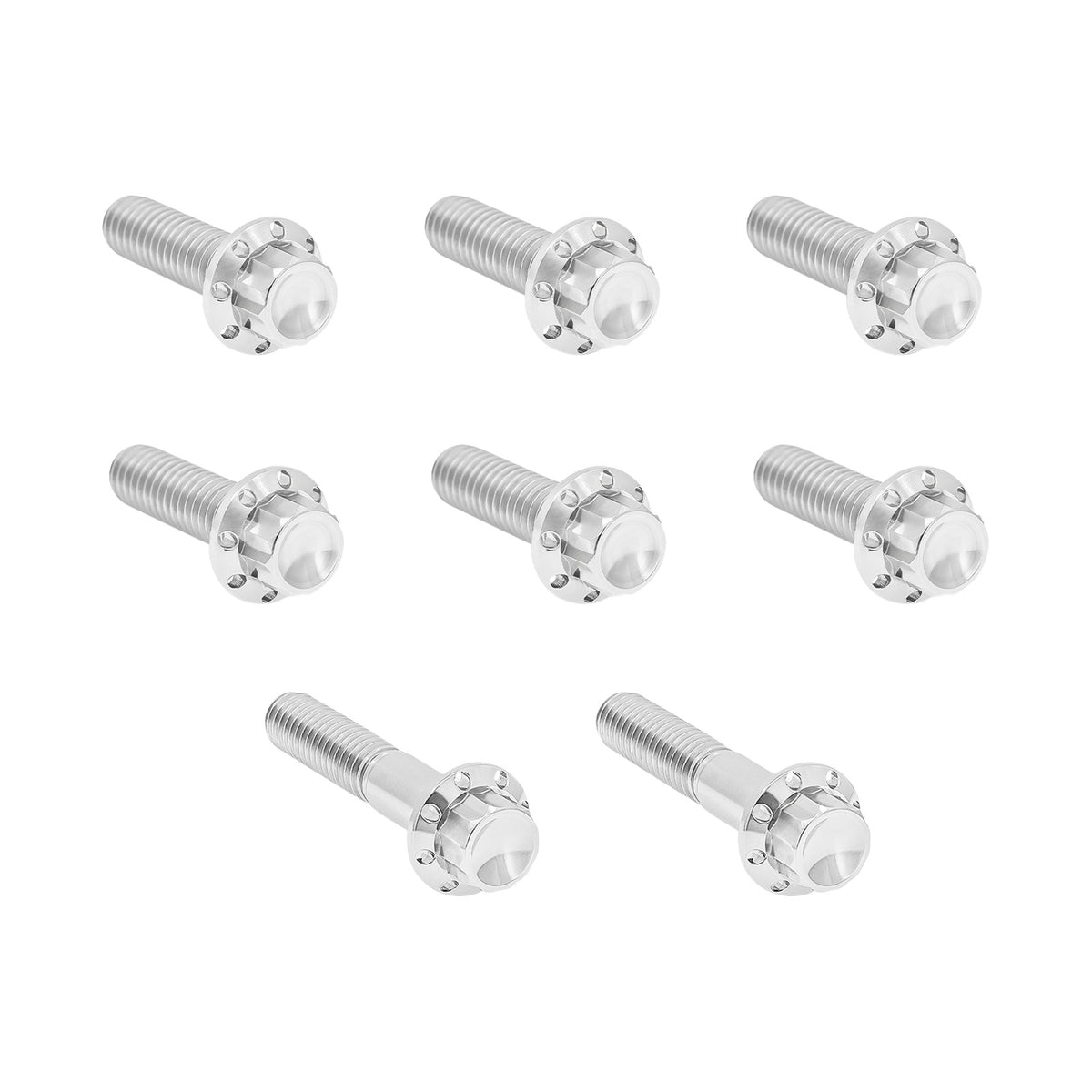 ARLEN NESS - BOLT KIT - TRAP DOOR - TITANIUM - 12-POINT - TWIN CAM/6-SPEED - POLISHED
