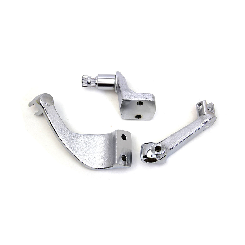 V-TWIN MFG - FXR DRIVER FOOTPEG MOUNT SET - CHROME